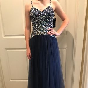 Sean Collection beaded gown